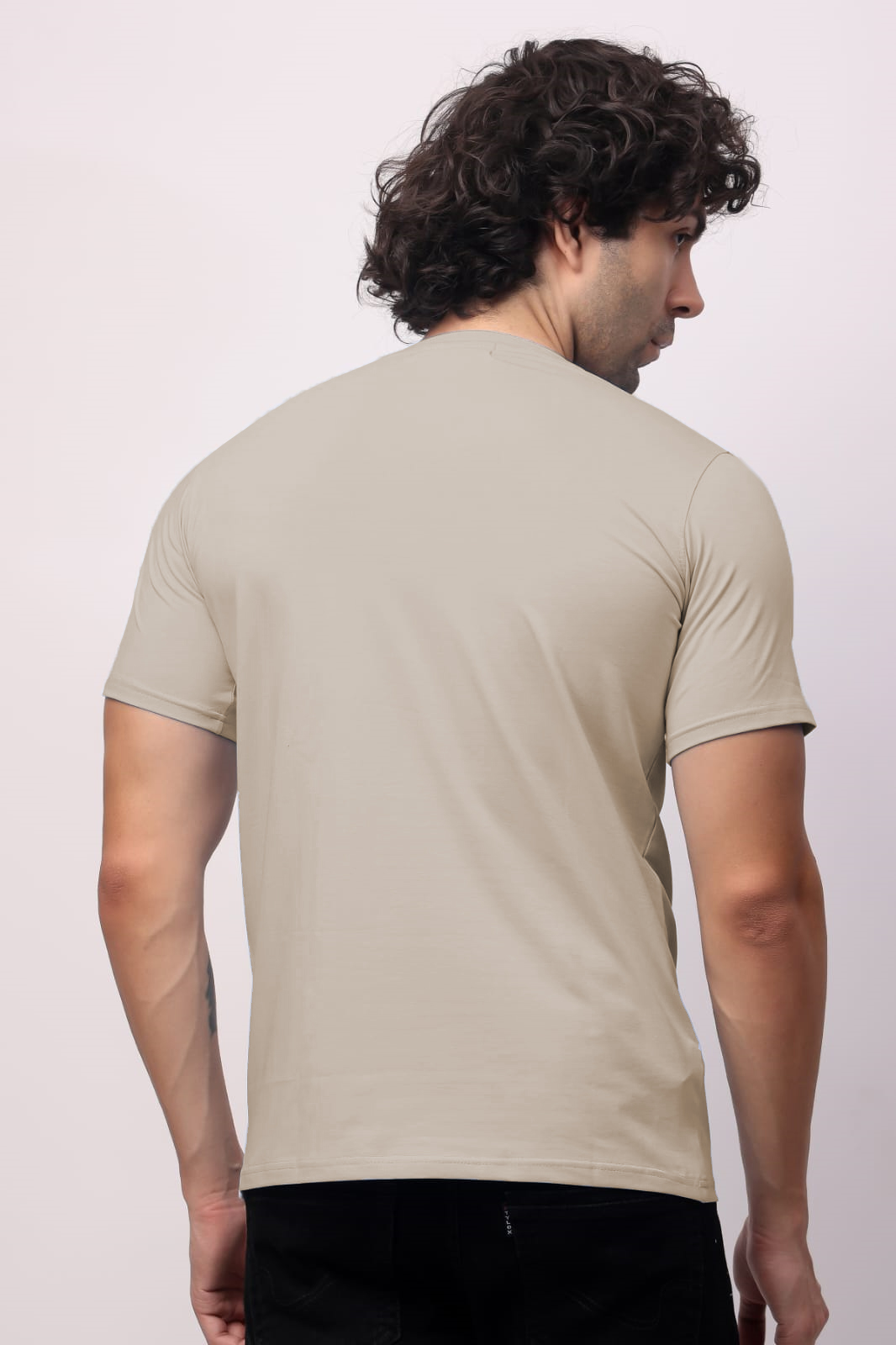 MENS CREAM T-SHIRT